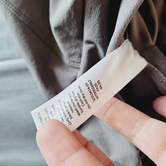 Athleta Headlands Hybrid Cargo Pants Womens Size 4 Brown Stretch Pull On Legging - Picture 7 of 10